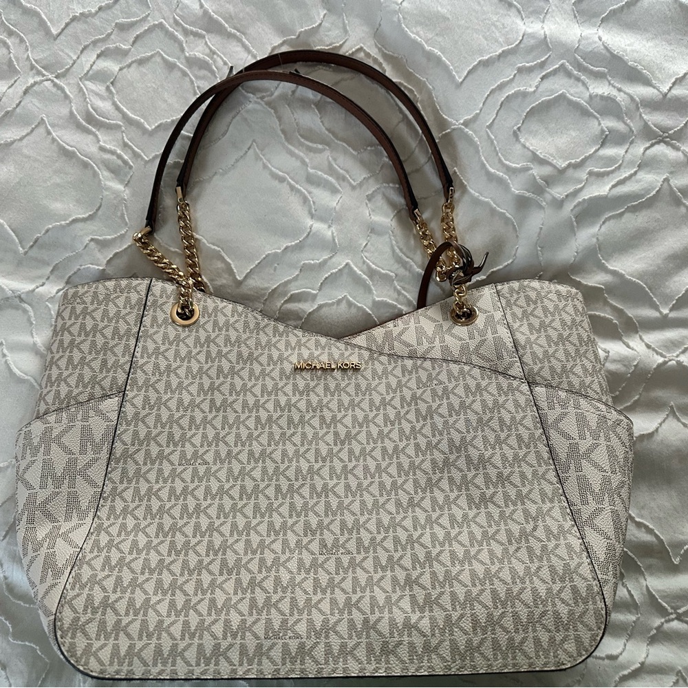 Michael Kors signature vanilla tote